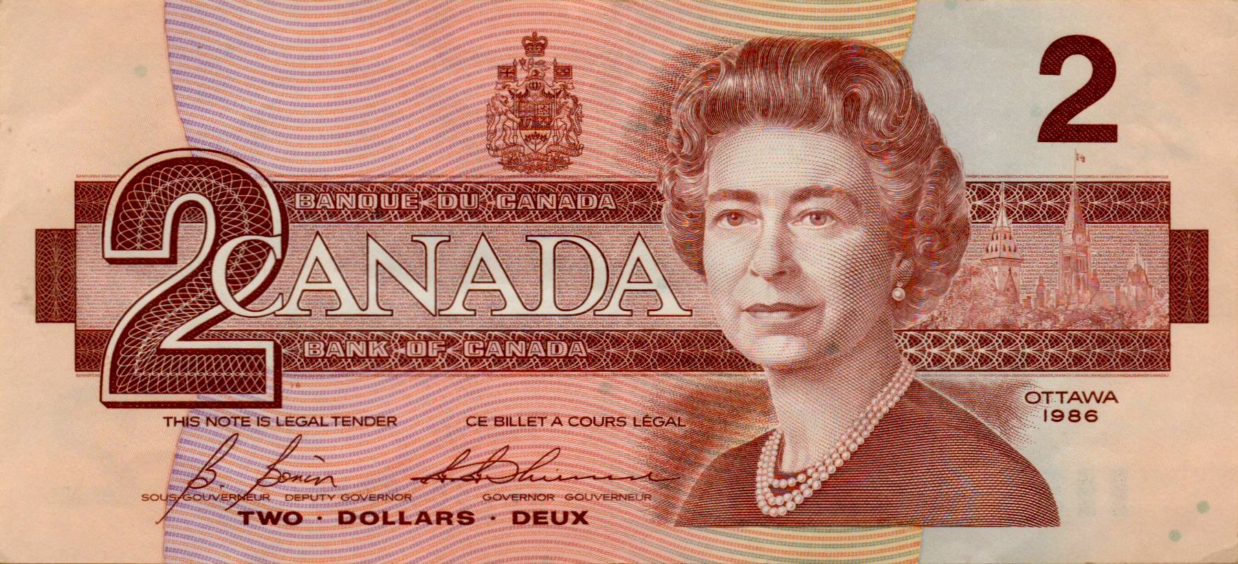 Canada 2 1986 aUNC P-94/c